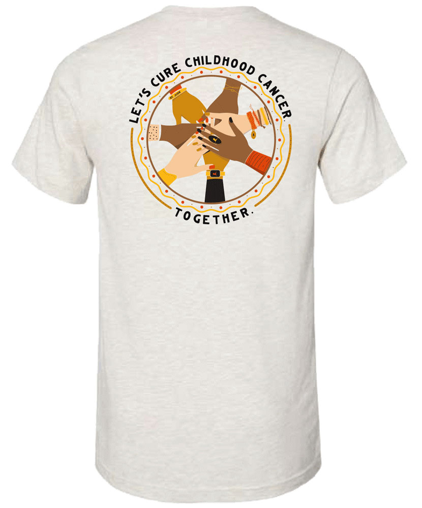 Let's Cure Childhood Cancer Together Unity T-Shirt